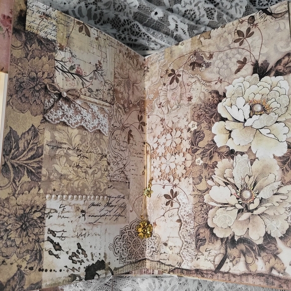 Vintage French Tapestry Junk Journal - Picture 15 of 17